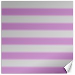 Bold Stripes Soft Pink Pattern Canvas 20  x 20  19 x19.27  Canvas - 1