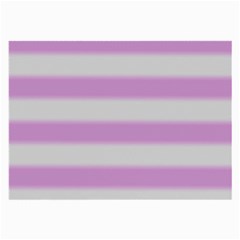 Bold Stripes Soft Pink Pattern Large Glasses Cloth by BrightVibesDesign