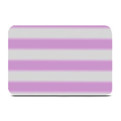 Bold Stripes Soft Pink Pattern Plate Mats by BrightVibesDesign