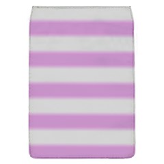 Bold Stripes Soft Pink Pattern Removable Flap Cover (l) by BrightVibesDesign