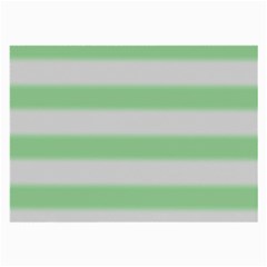 Bold Stripes Soft Green Large Glasses Cloth by BrightVibesDesign