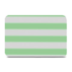 Bold Stripes Soft Green Plate Mats by BrightVibesDesign