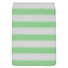 Bold Stripes Soft Green Removable Flap Cover (l) by BrightVibesDesign