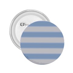 Bold Stripes Soft Blue 2 25  Buttons by BrightVibesDesign