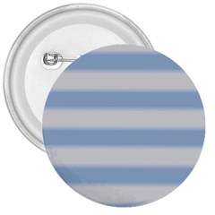 Bold Stripes Soft Blue 3  Buttons by BrightVibesDesign