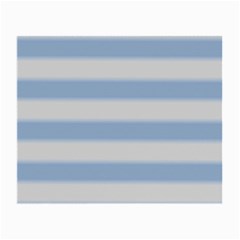 Bold Stripes Soft Blue Small Glasses Cloth (2-side) by BrightVibesDesign