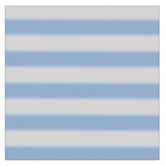 Bold Stripes Soft Blue Large Satin Scarf (square) by BrightVibesDesign