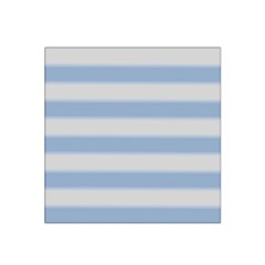 Bold Stripes Soft Blue Satin Bandana Scarf by BrightVibesDesign