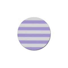 Bold Stripes Soft Purple Pattern Golf Ball Marker (4 Pack) by BrightVibesDesign