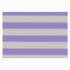 Bold Stripes Soft Purple Pattern Large Glasses Cloth by BrightVibesDesign