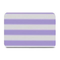 Bold Stripes Soft Purple Pattern Plate Mats by BrightVibesDesign