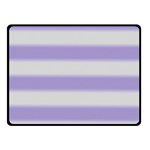 Bold Stripes Soft Purple Pattern Fleece Blanket (Small) 50 x40  Blanket Front