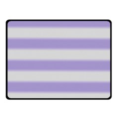 Bold Stripes Soft Purple Pattern Double Sided Fleece Blanket (small)  by BrightVibesDesign