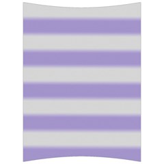 Bold Stripes Soft Purple Pattern Back Support Cushion by BrightVibesDesign