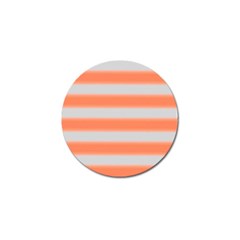 Bold Stripes Orange Pattern Golf Ball Marker (10 Pack) by BrightVibesDesign