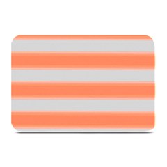 Bold Stripes Orange Pattern Plate Mats by BrightVibesDesign