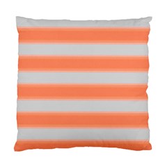 Bold Stripes Orange Pattern Standard Cushion Case (one Side)