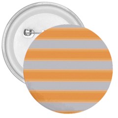 Bold Stripes Yellow Pattern 3  Buttons by BrightVibesDesign