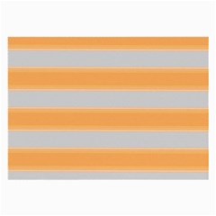 Bold Stripes Yellow Pattern Large Glasses Cloth by BrightVibesDesign