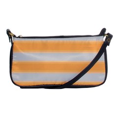 Bold Stripes Yellow Pattern Shoulder Clutch Bag by BrightVibesDesign