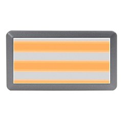 Bold Stripes Yellow Pattern Memory Card Reader (mini) by BrightVibesDesign