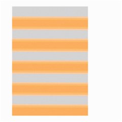 Bold Stripes Yellow Pattern Small Garden Flag (two Sides) by BrightVibesDesign