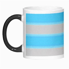 Bold Stripes Turquoise Pattern Morph Mugs by BrightVibesDesign