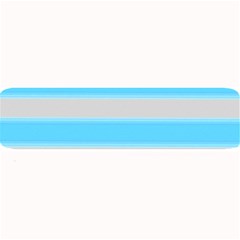 Bold Stripes Turquoise Pattern Large Bar Mats by BrightVibesDesign