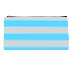 Bold Stripes Turquoise Pattern Pencil Cases by BrightVibesDesign