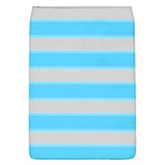 Bold Stripes Turquoise Pattern Removable Flap Cover (l) by BrightVibesDesign