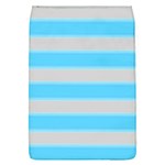 Bold Stripes Turquoise pattern Removable Flap Cover (L) Front