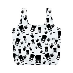 Gentleman Pattern Full Print Recycle Bag (m) by Valentinaart