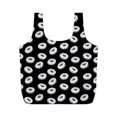 Donuts Pattern Full Print Recycle Bag (m) by Valentinaart