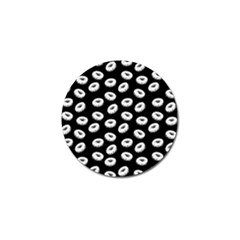 Donuts Pattern Golf Ball Marker by Valentinaart