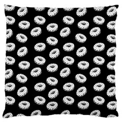 Donuts Pattern Large Flano Cushion Case (one Side) by Valentinaart