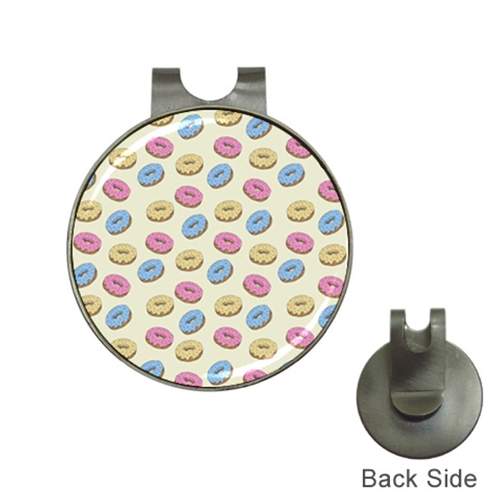 Donuts pattern Hat Clips with Golf Markers