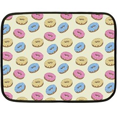 Donuts Pattern Fleece Blanket (mini) by Valentinaart