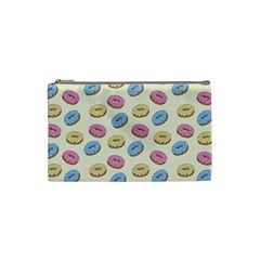 Donuts Pattern Cosmetic Bag (small) by Valentinaart