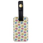 Donuts pattern Luggage Tags (One Side)  Front