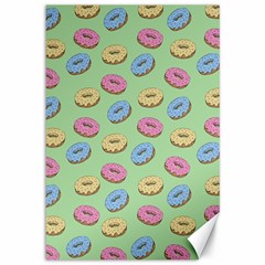 Donuts pattern Canvas 12  x 18 