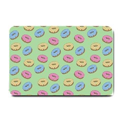 Donuts pattern Small Doormat 