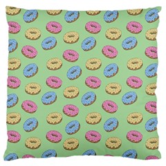 Donuts pattern Standard Flano Cushion Case (Two Sides)