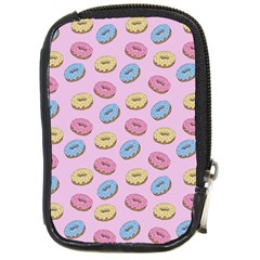 Donuts pattern Compact Camera Leather Case