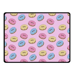 Donuts pattern Fleece Blanket (Small)