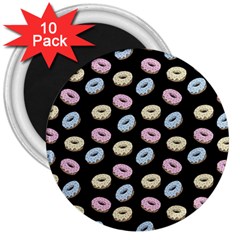 Donuts Pattern 3  Magnets (10 Pack)  by Valentinaart