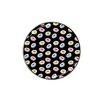 Donuts pattern Hat Clip Ball Marker Front