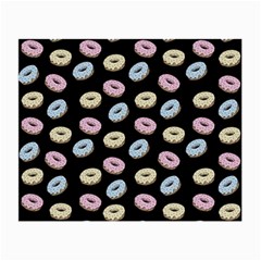 Donuts Pattern Small Glasses Cloth (2-side) by Valentinaart