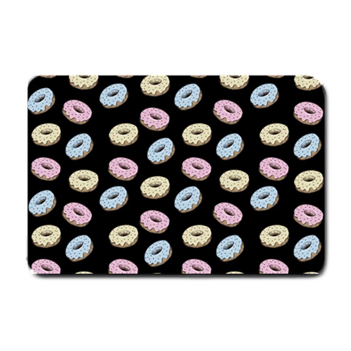 Donuts pattern Small Doormat 