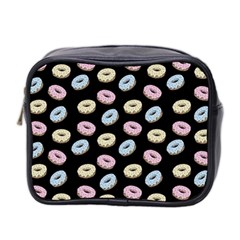 Donuts Pattern Mini Toiletries Bag (two Sides) by Valentinaart