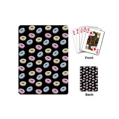 Donuts Pattern Playing Cards (mini) by Valentinaart